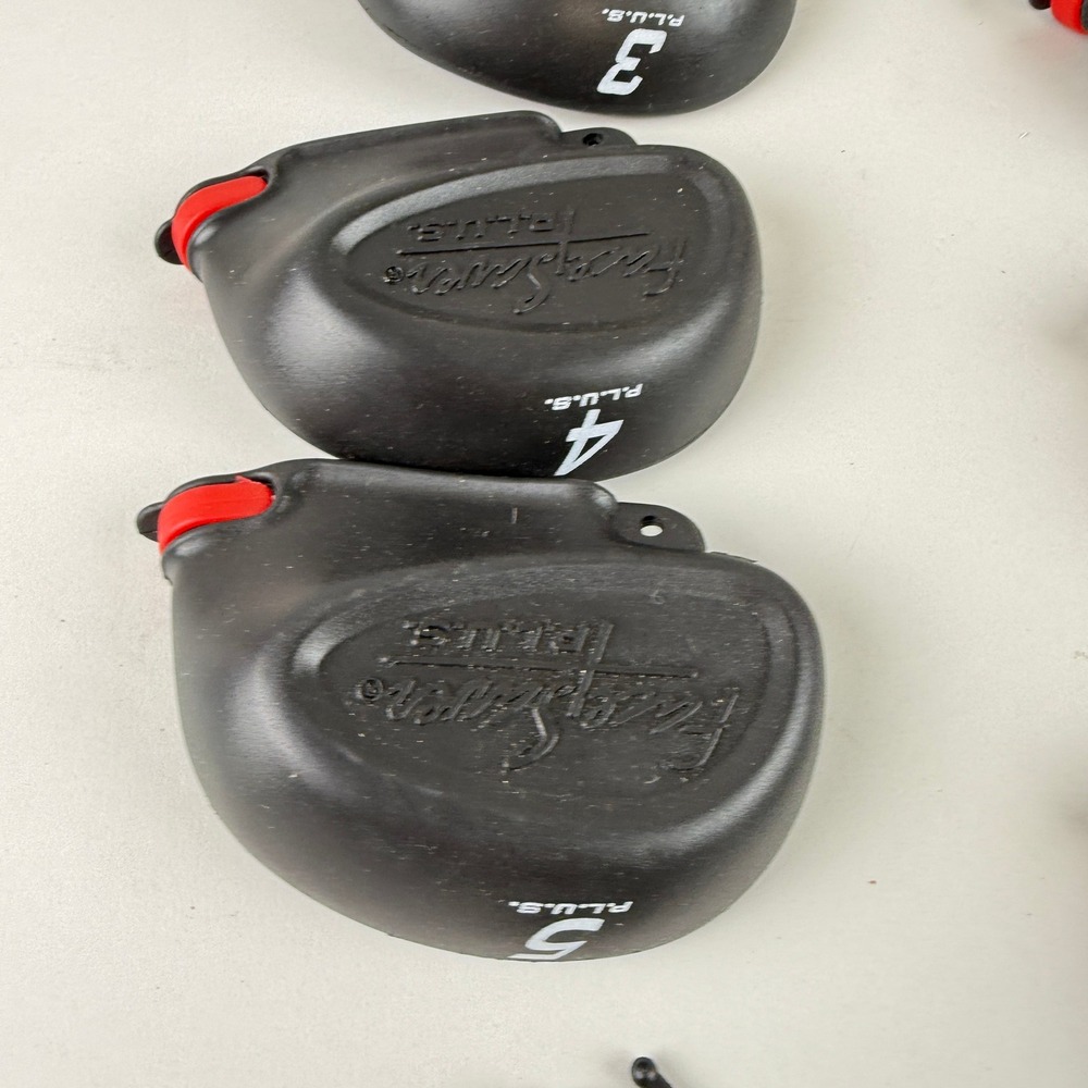 Face Saver Iron Covers P.L.U.S. Golf Set 9pc Black Vintage made in USA - Picture 2 of 8